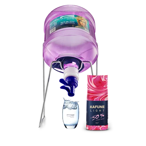 Pachet Start (4 X 8l)  Cafea - 32 Litri Apă Plată De Izvor + 0,5kg Cafea Boabe Kafune Light