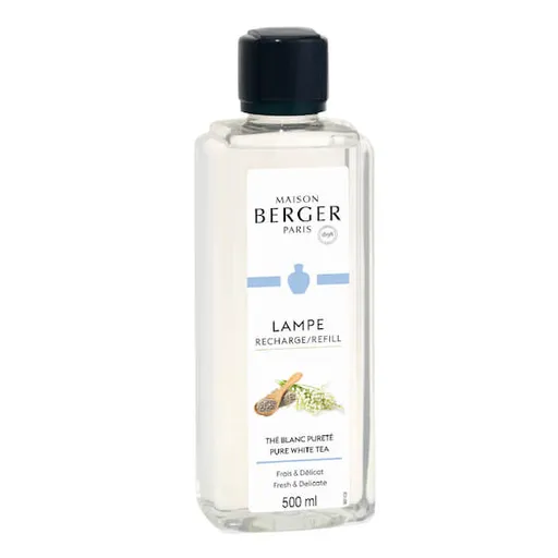 Maison Berger Paris Reumplere pentru lampă catalitică Pure White Tea(Lampe Recharge/Refill) 500 ml