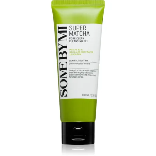 Some By Mi Super Matcha Pore Clean Cleansing Gel gel de curățare blând pentru pori dilatati 100 ml