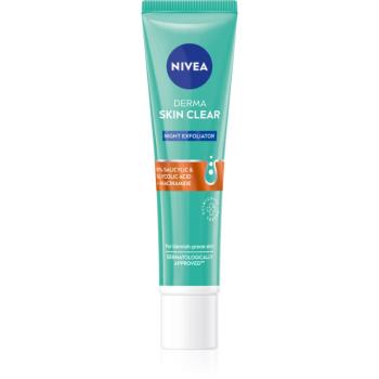 Nivea Derma Skin Clear exfoliant fin, de noapte 40 ml