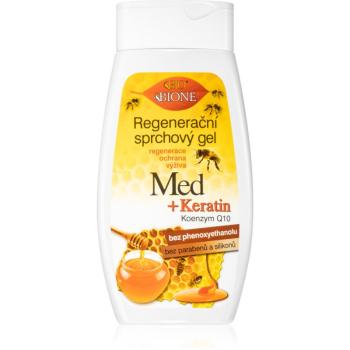 Bione Cosmetics Honey + Q10 regeneračný sprchový gél 260 ml