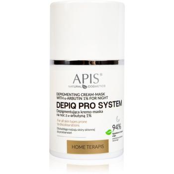 Apis Natural Cosmetics Home TerApis cremă-mască de noapte regeneratoare pentru piele cu hiperpigmentare 50 ml