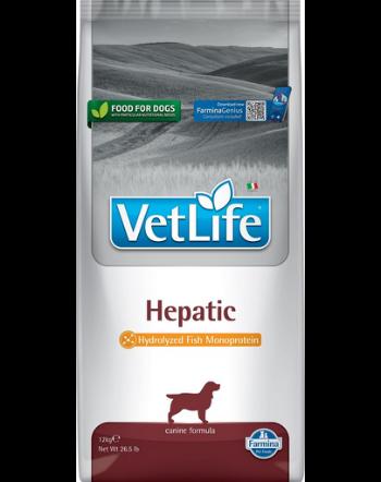 FARMINA Vet Life Dog Hepatic 12 kg Hrana pentru caini cu insuficienta hepatica