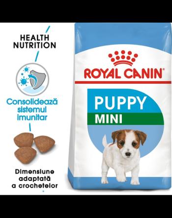 ROYAL CANIN Mini Puppy/Junior hrana uscata caine junior 8 kg + Mini puppy hrana umeda 12x85 g