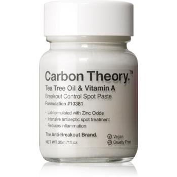 Carbon Theory Tea Tree Oil & Vitamin A tratament topic pentru acnee 30 ml