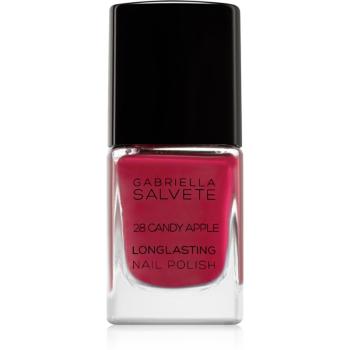 Gabriella Salvete Longlasting Enamel lac de unghii cu rezistenta indelungata lucios culoare 28 Candy Apple 11 ml