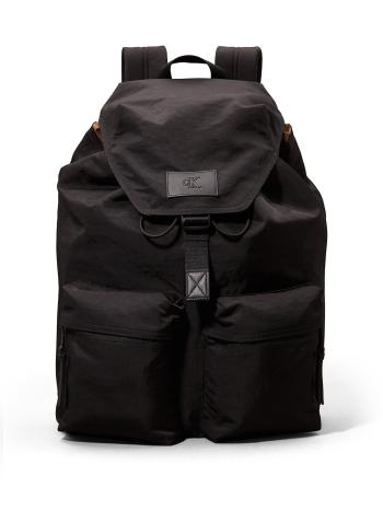 Calvin Klein Jeans Hátizsák 'Flap'  fekete