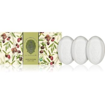 La Florentina Olive Flowers Hand Soap set de săpunuri solide cu ulei de masline 3x150 g