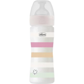 Chicco Well-being Colors biberon pentru sugari Girl 2 m+ 250 ml