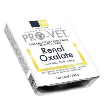 PRO-VET Renal Oxalate paštéta pre psov s chronickými poruchami 395 g