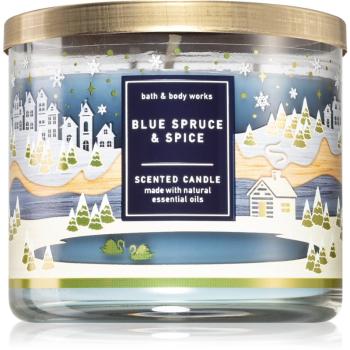 Bath & Body Works Blue Spruce & Spice lumânare parfumată 411 g