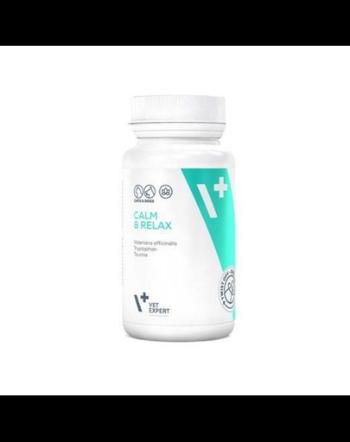 VETEXPERT Calm&amp;Relax Supliment alimentar pentru simptomele de stres la caini si pisici 30 capsule