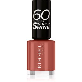 Rimmel 60 Seconds Super Shine lac de unghii culoare 707 Tan-A-Cotta 8 ml