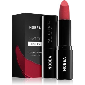 NOBEA Day-to-Day Matte Lipstick ruj mat culoare Velvet red #M16 3 g