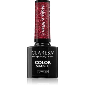 Claresa SoakOff UV/LED Color Make a Wish lac de unghii sub forma de gel culoare 5 5 g