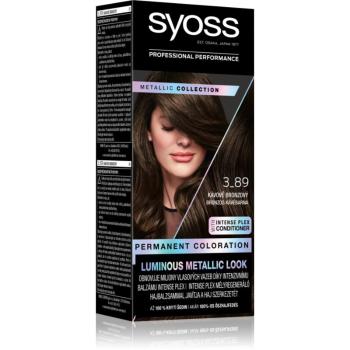 Syoss Color Metallic Collection Culoare permanenta pentru par culoare 3-89 Bronze Coffee 2x50 ml