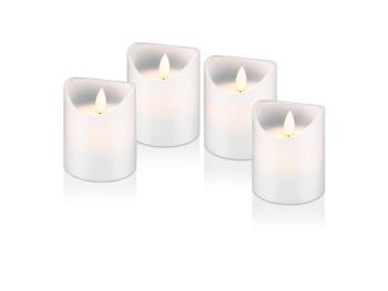 Vosková LED sviečka GOOBAY 74365 sada 4ks