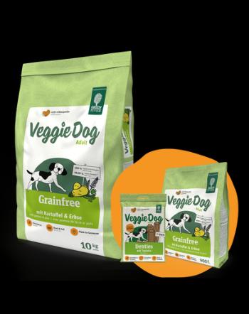GREEN PETFOOD VeggieDog Grainfree hrana caini 10kg + 900g &amp; Denties GRATIS