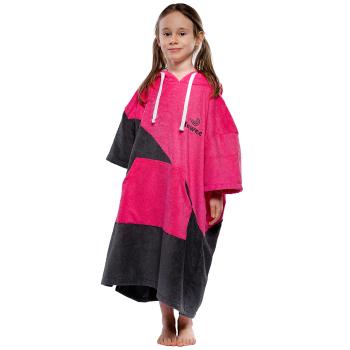 Poncho copii surf Double, roz, 60 x 80 cm