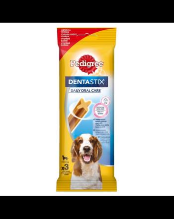 PEDIGREE Dentastix Recompensa dentara caini rasa medie 4x77 g