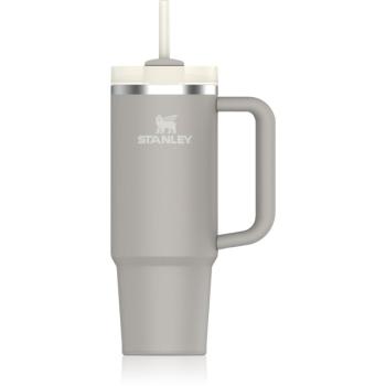 Stanley Quencher H2.O FlowState™ Tumbler pahar din oțel inoxidabil cu pai medium Ash 890 ml