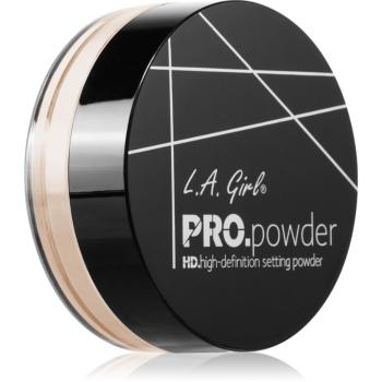 L.A. Girl Cosmetics PRO. Powder pudra cu efect de matifiere culoare Banana Yellow 5 g
