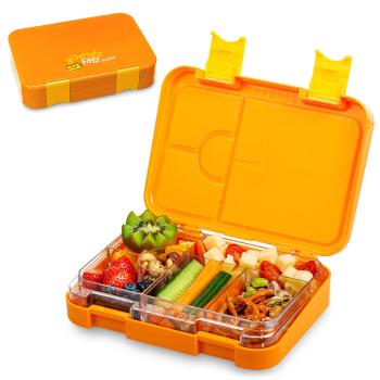 Klarstein schmatzfatz junior, caserolă pentru gustare, 6 compartimente, 21,3 × 15 × 4,5 cm 
