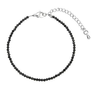 Evolution Group Korálkový náramok s čiernym spinelom 43055.3 black spinel