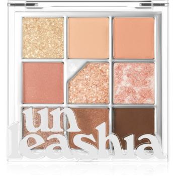 Unleashia Glitterpedia Eye Palette paletă cu farduri de ochi culoare All of CoralPink 6,6 g