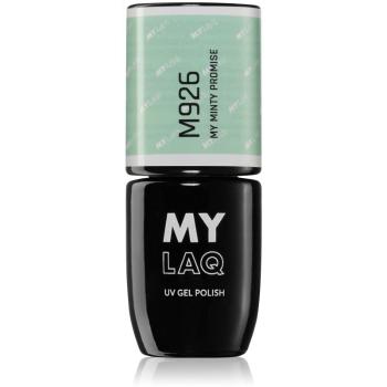 MYLAQ UV Gel Polish My Promise lac de unghii sub forma de gel culoare My Minty Promise 5 ml