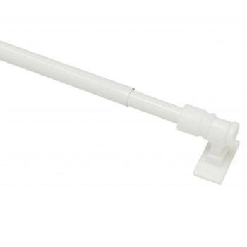 Bară extensibilă 12 mm alb , 135 - 225 cm, 135 - 225 cm