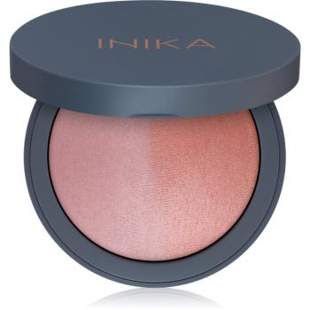 INIKA Organic Blush Duo fard de obraz in doua culori culoare Burnt Peach 6,5 g