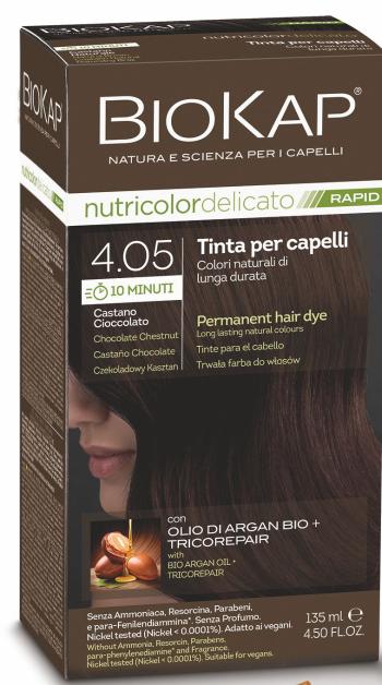 Biokap BIOKAP DELICATO RAPID vopsea de păr - 4.05 Castan ciocolată 135 ml