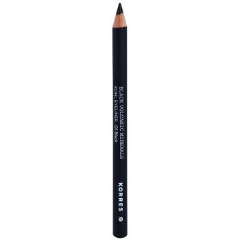 Korres Black Volcanic Minerals eyeliner khol culoare 01 Black  1.14 g