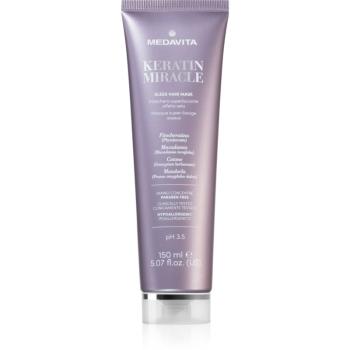 Medavita Keratin Miracle Sleek Hair Mask masca hidratanta pentru netezire 150 ml