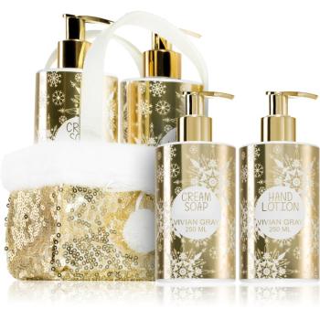 Vivian Gray Golden Glitters Vanilla & Patchouli set cadou de maini