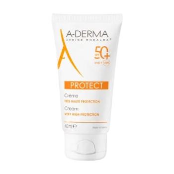 A-DERMA Cremă de protecție pentru piele uscată SPF 50+ Protect (Sun Cream) 40 ml