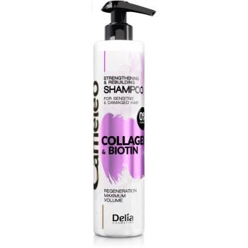 Delia Cosmetics Cameleo Collagen & Biotin sampon fortifiant pentru parul deteriorat si fragil 250 ml