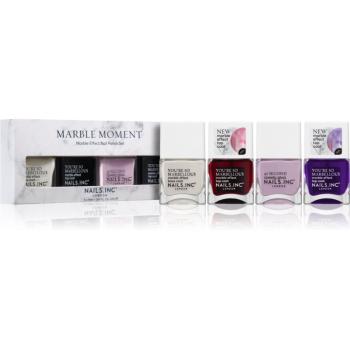 Nails Inc. Marble Moment set de lacuri de unghii