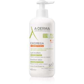 A-Derma Exomega Control lapte de corp impotriva iritatiilor si mancarimilor 400 ml