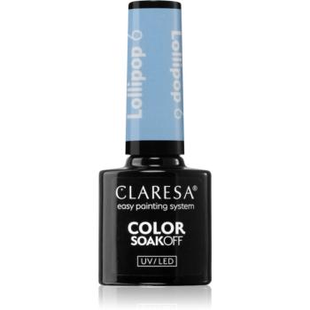 Claresa SoakOff UV/LED Color Lollipop lac de unghii sub forma de gel culoare 6 5 g