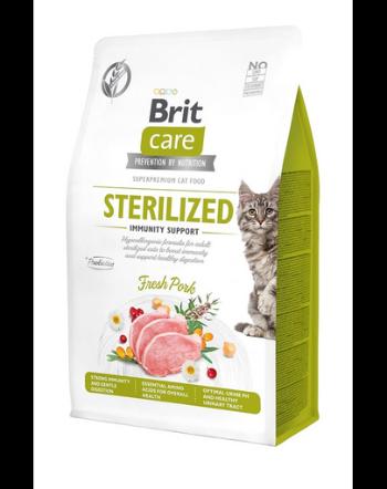 BRIT CARE Grain-Free Sterilized Immunity 0.4 kg hrana pisici adulte sterilizate, hipoalergenica