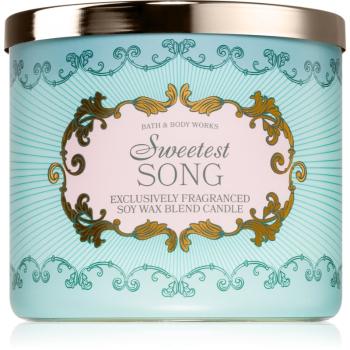Bath & Body Works Sweetest Song illatgyertya 411 g