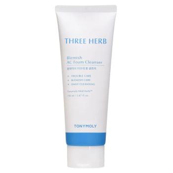 Tony Moly Spumă facială de curățare Three Herb Blemish (AC Foam Cleanser) 150 ml