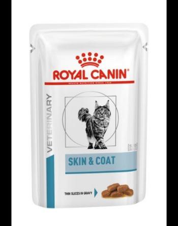 ROYAL CANIN Cat Skin&amp;Coat 48 x 85 g hrana umeda dietetica pentru pisici adulte cu piele sensibila