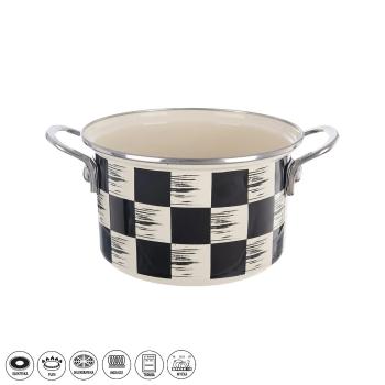 Orion Oală emailată Tablă de șah Lem , 2 l, dia.18 cm