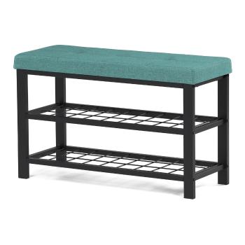 Raft pentru pantofi cu 2 rafturi, verde, verde