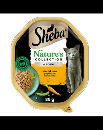 SHEBA Nature's Collection 85 g hrana umeda pisici, curcan si morcov in sos