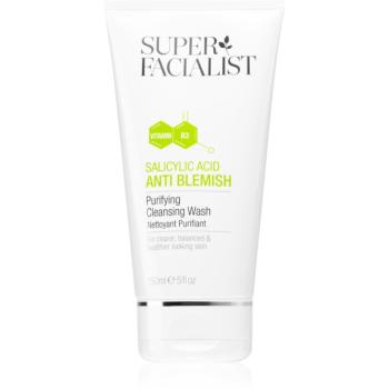 Super Facialist Salicylic Acid Anti Blemish gel de curatare pentru fata pentru pielea problematică și grasă 150 ml