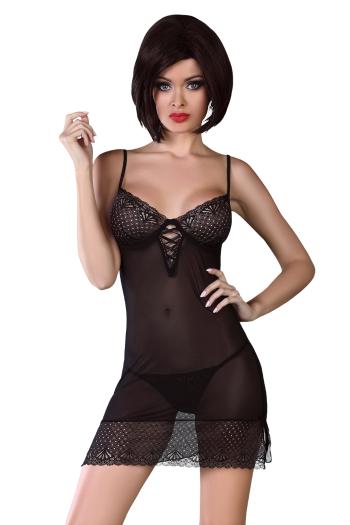 Neglijeu erotic Florizel black